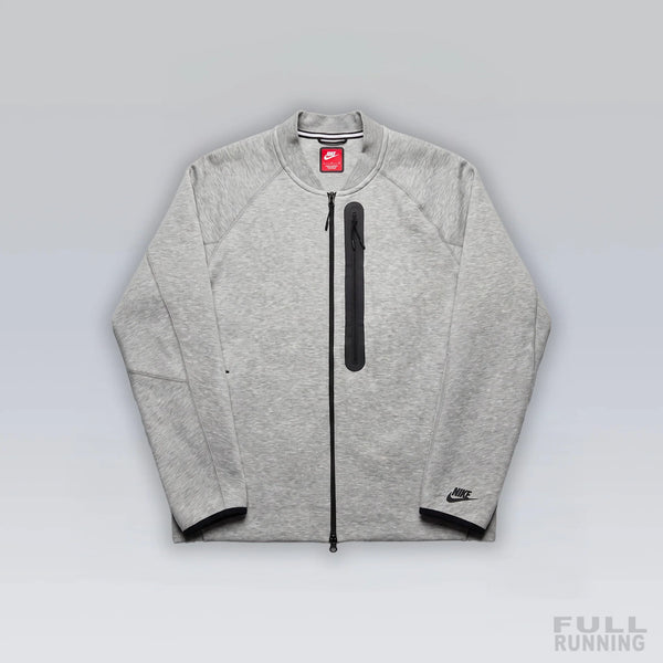 Sweat Zippé Tech Fleece "Aviateur" Gris
