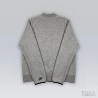 Sweat Zippé Tech Fleece "Aviateur" Gris