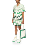 Wavy Gradient Crochet Shorts - Casablanca (2)