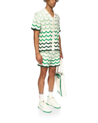 Wavy Gradient Crochet Shorts - Casablanca (2)