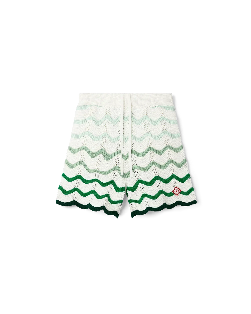 Wavy Gradient Crochet Shorts - Casablanca (2)