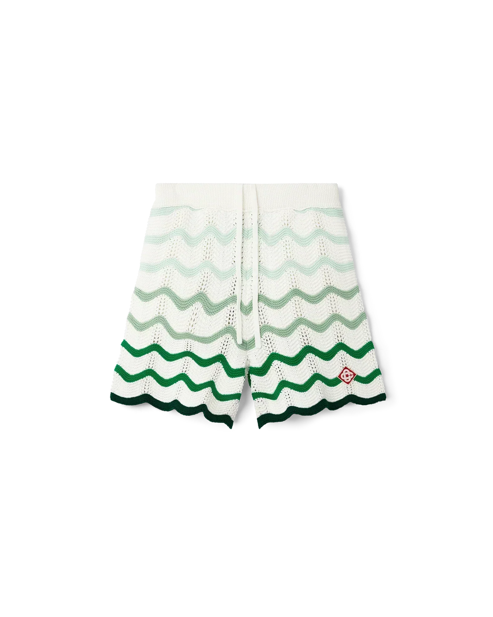 Wavy Gradient Crochet Shorts - Casablanca (2)