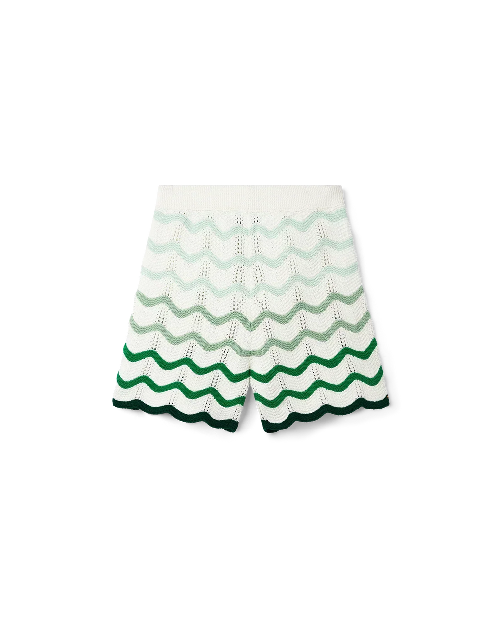 Wavy Gradient Crochet Shorts - Casablanca (2)