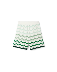 Wavy Gradient Crochet Shorts - Casablanca (2)