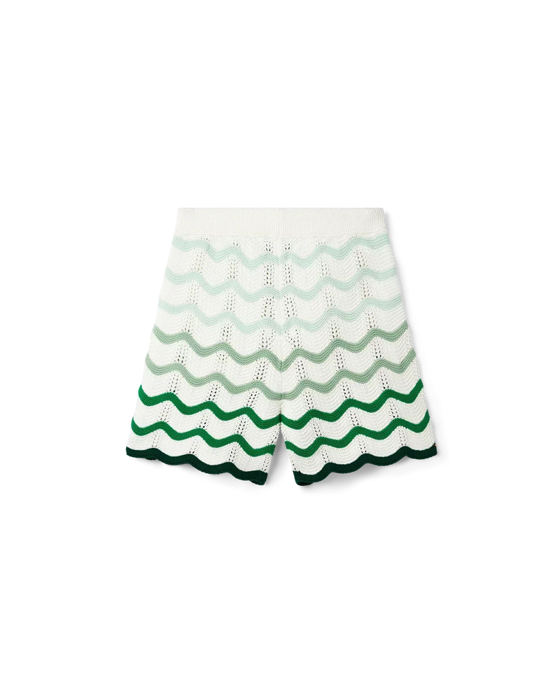 Wavy Gradient Crochet Shorts - Casablanca (2)