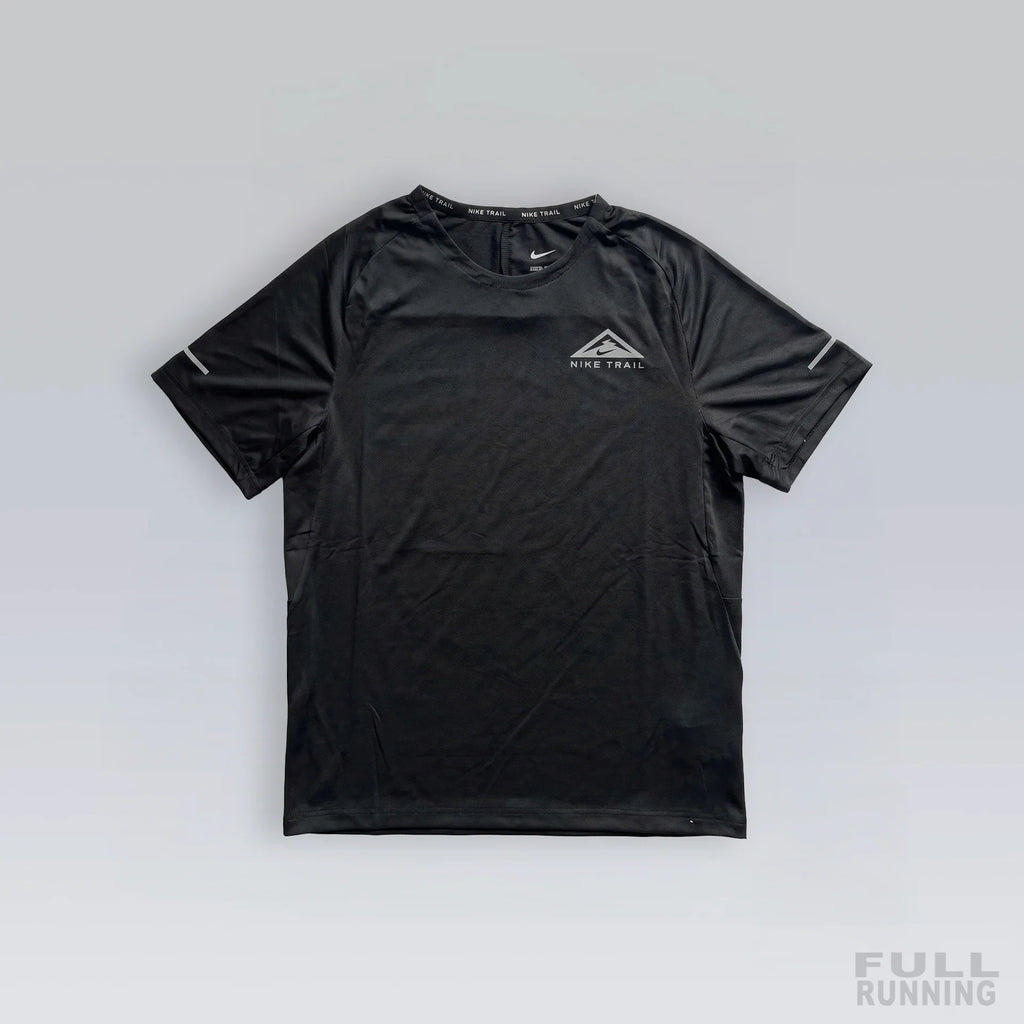 T-shirt Trail Réfléchissant Noir