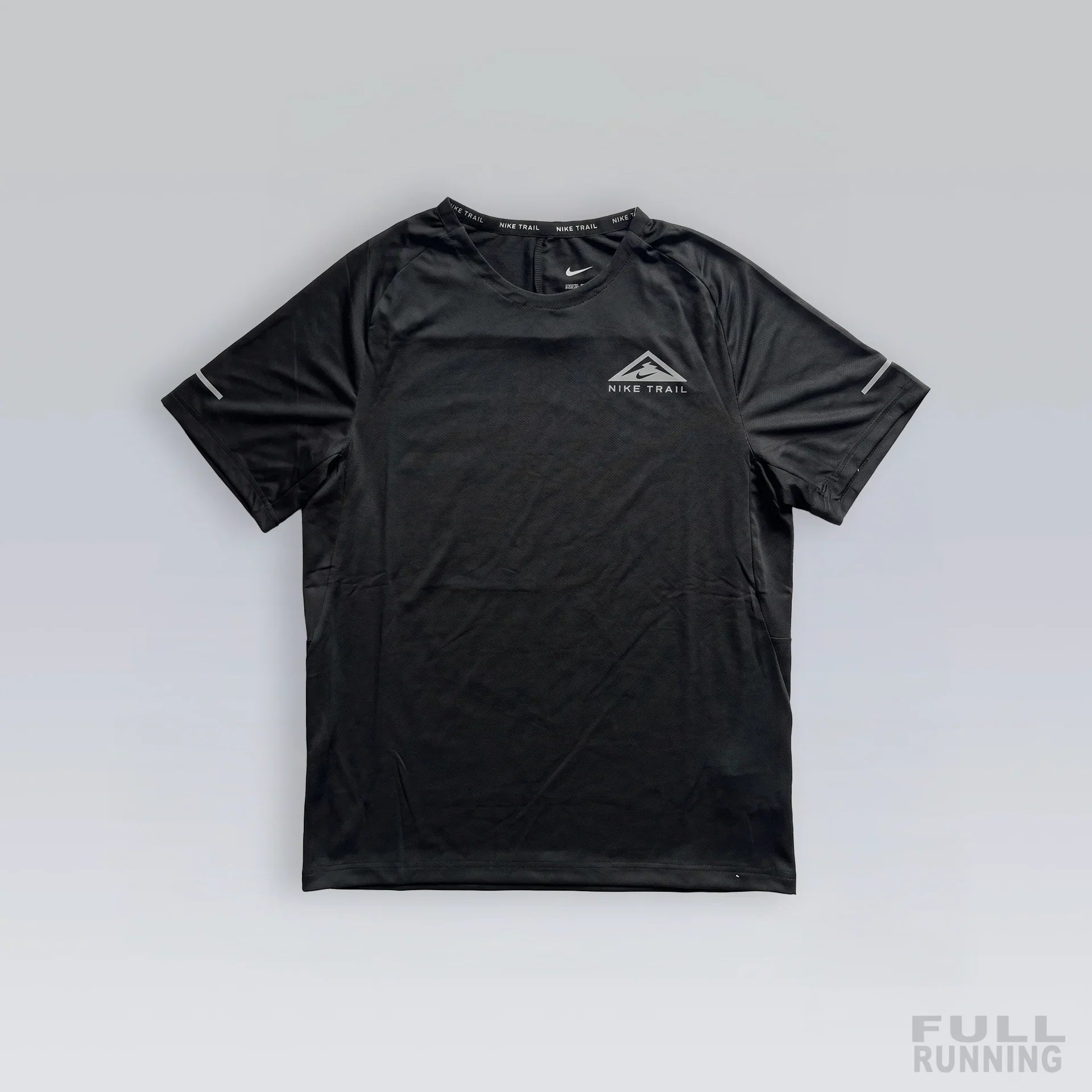 T-shirt Trail Réfléchissant Noir
