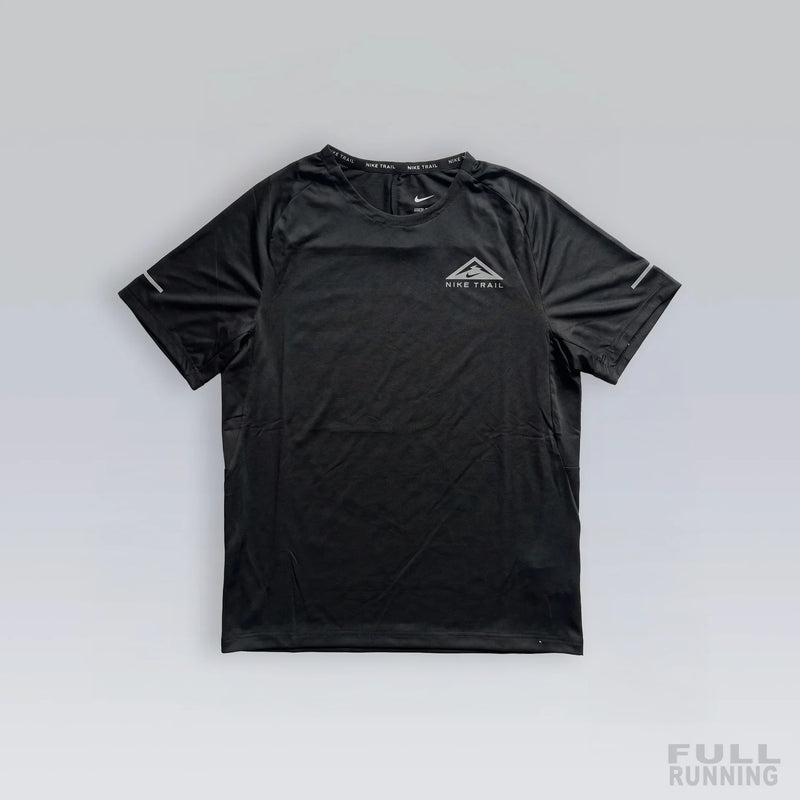 T-shirt Trail Réfléchissant Noir