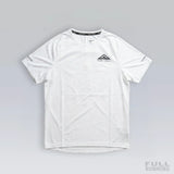 T-shirt Trail Réfléchissant Blanc