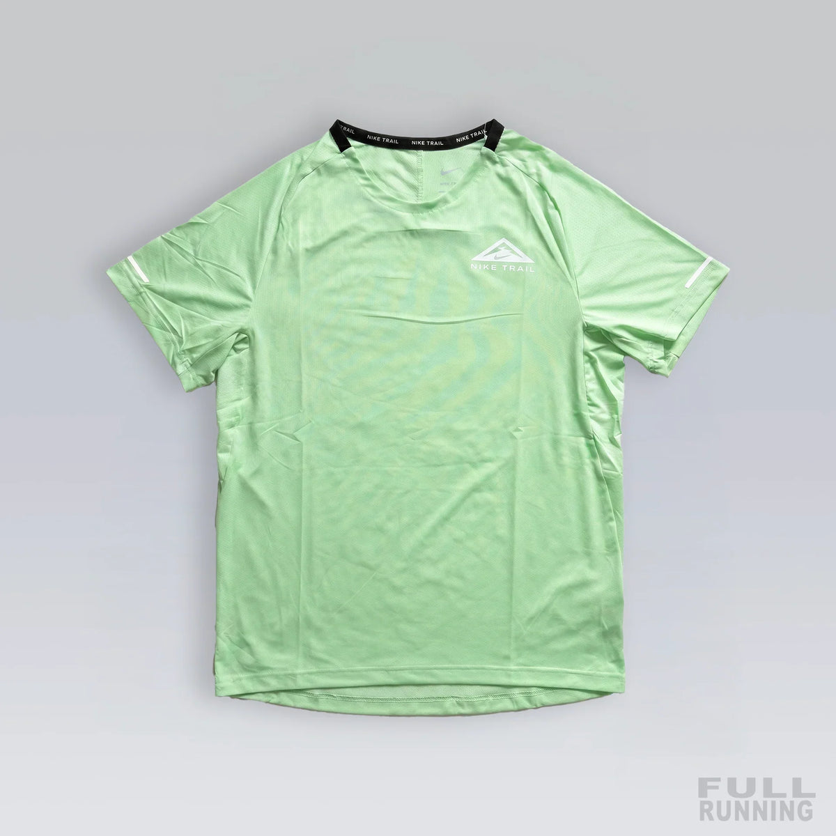 T-shirt Trail Réfléchissant Vert