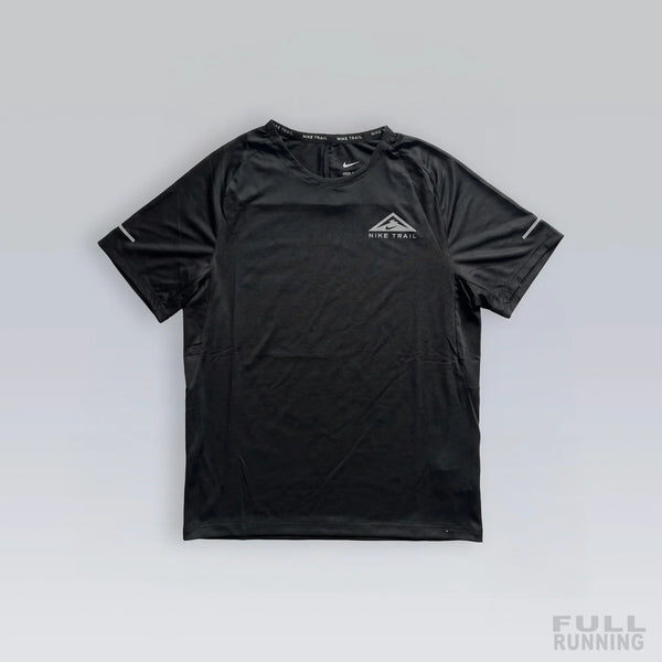 T-shirt Trail Réfléchissant Noir