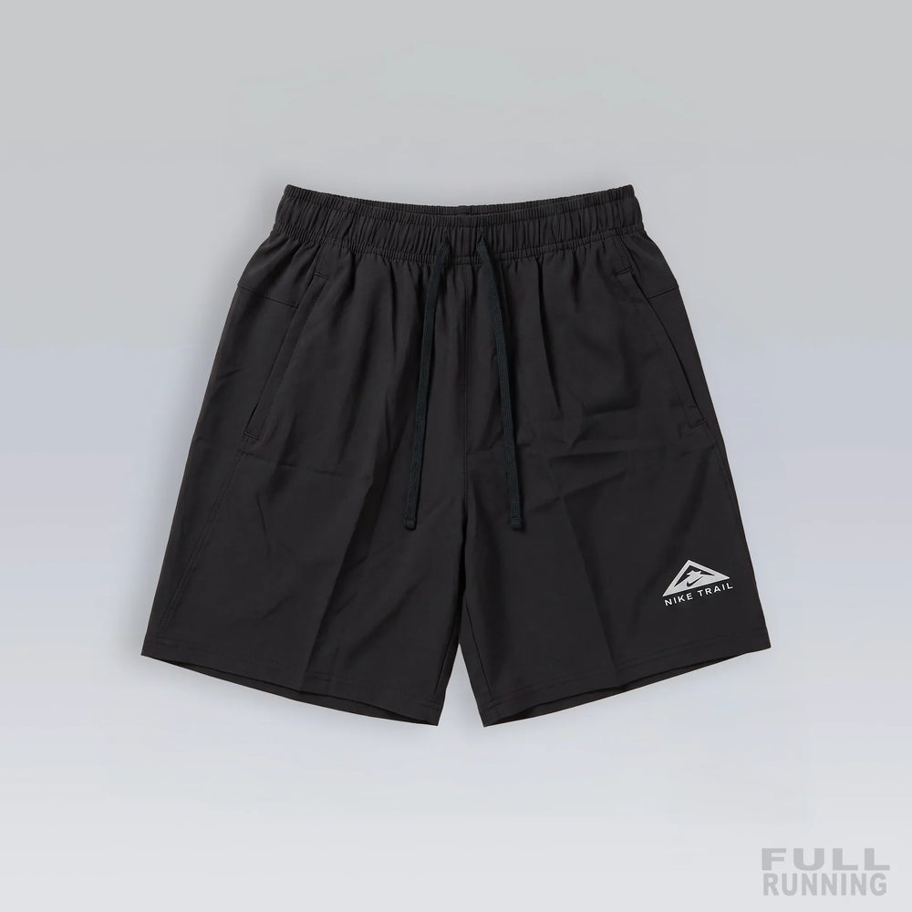Short de running homme Trail Noir
