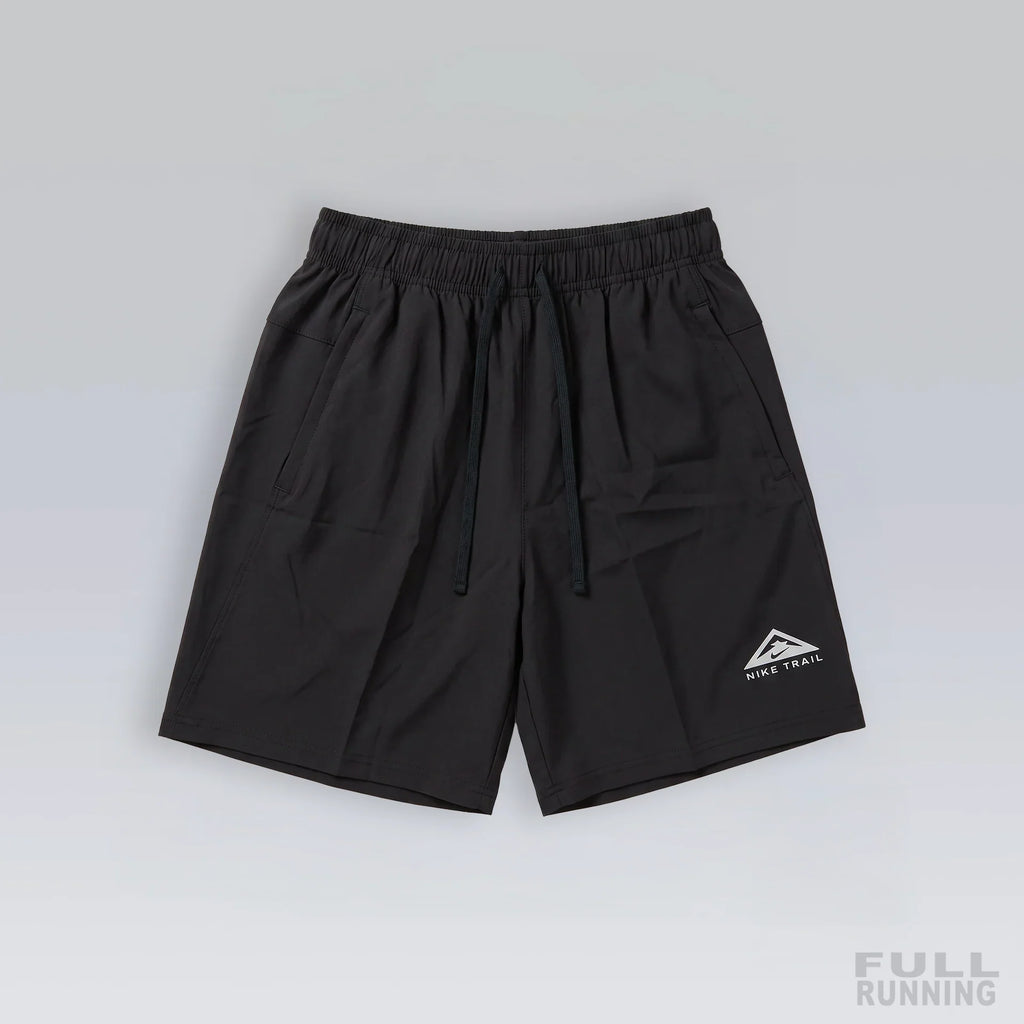 Short de running homme Trail Noir