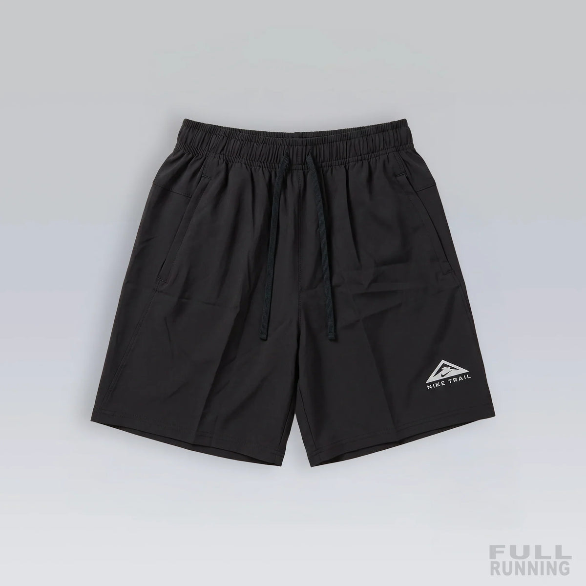 Short de running homme Trail Noir