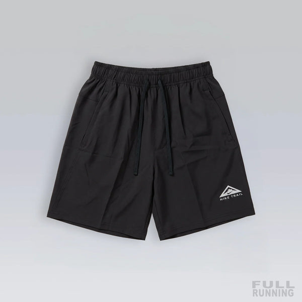 Short de running homme Trail Noir