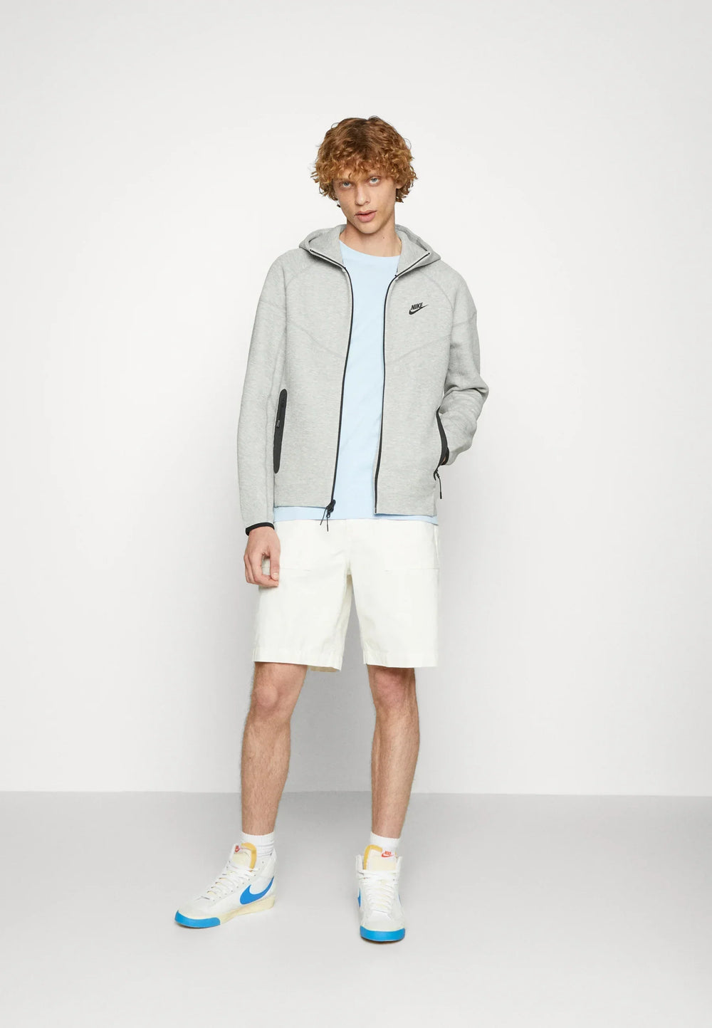 Nike Nouveau Tech Fleece Zippé Gris