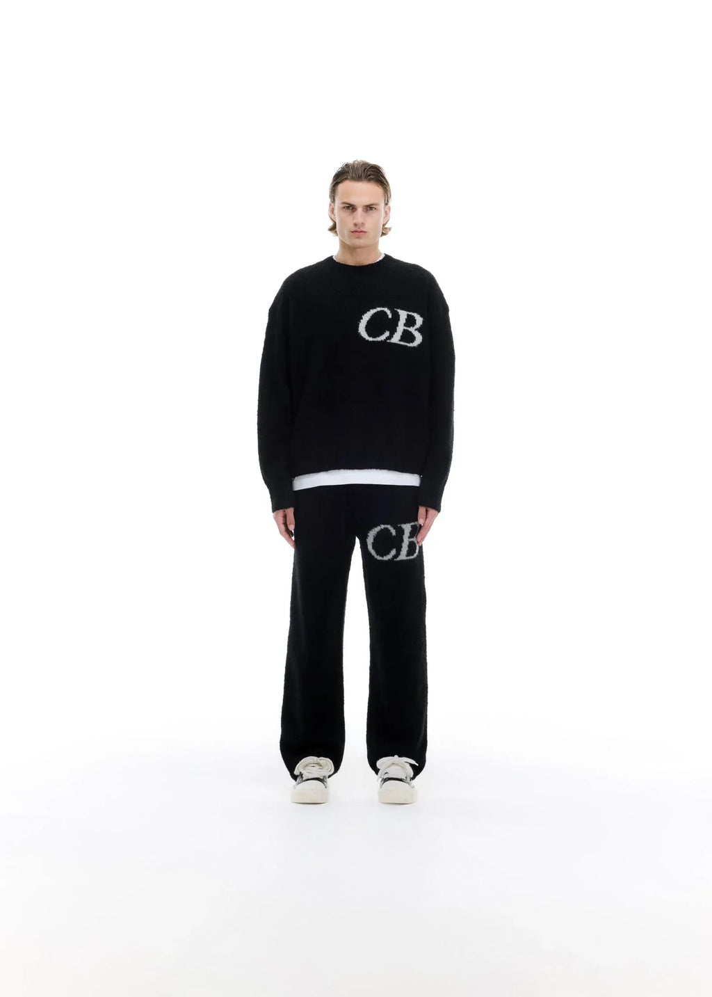 Pull CB Logo Knit Noir