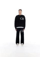 Pull CB Logo Knit Noir