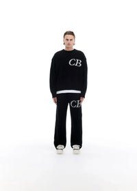 Pull CB Logo Knit Noir