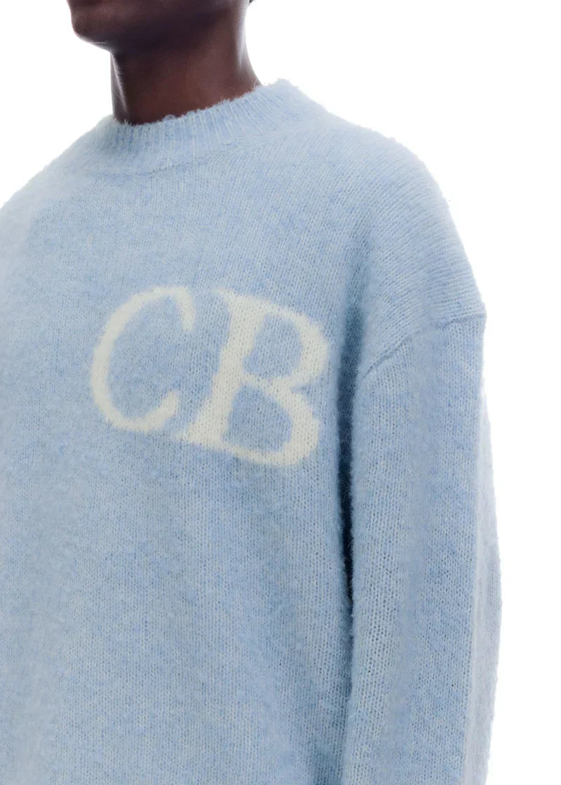 Pull CB Logo Knit Bleu CIel