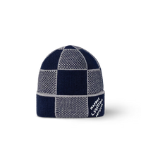 Bonnet et Écharpe Damier Heritage Bleu