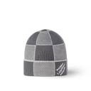Bonnet et Écharpe Damier Heritage Gris