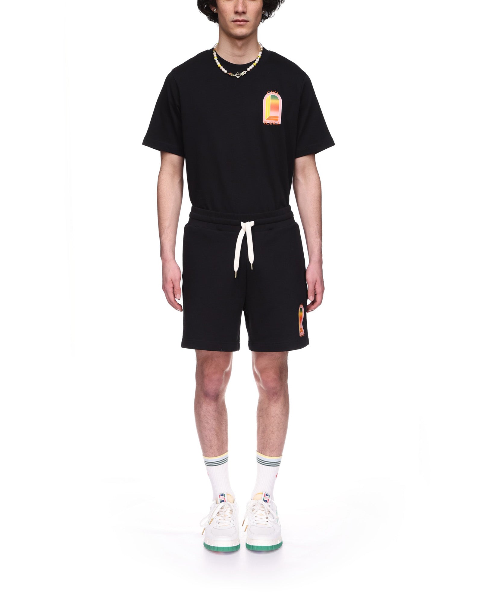 Gradient L'Arche Sweatshorts - Casablanca (2)