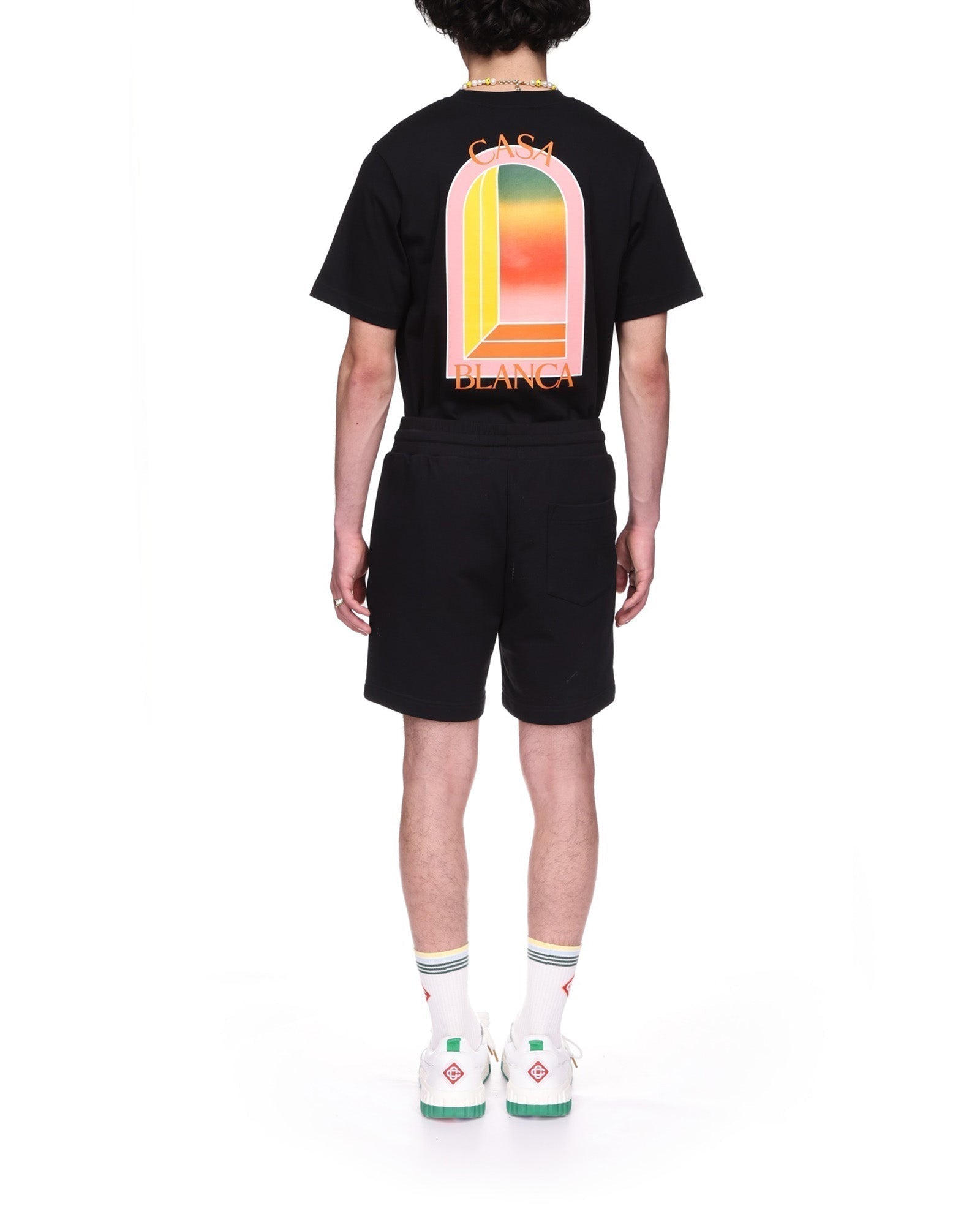 Gradient L'Arche Sweatshorts - Casablanca (2)