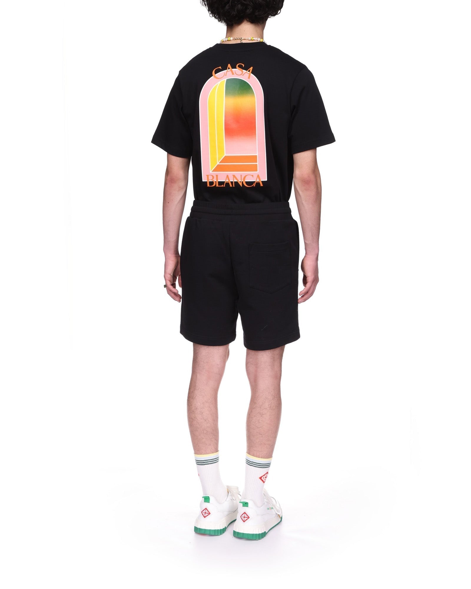 Gradient L'Arche Sweatshorts - Casablanca (2)