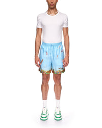 Maison Sur Piloti Silk Shorts