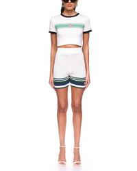 Crochet Tennis Shorts - Casablanca