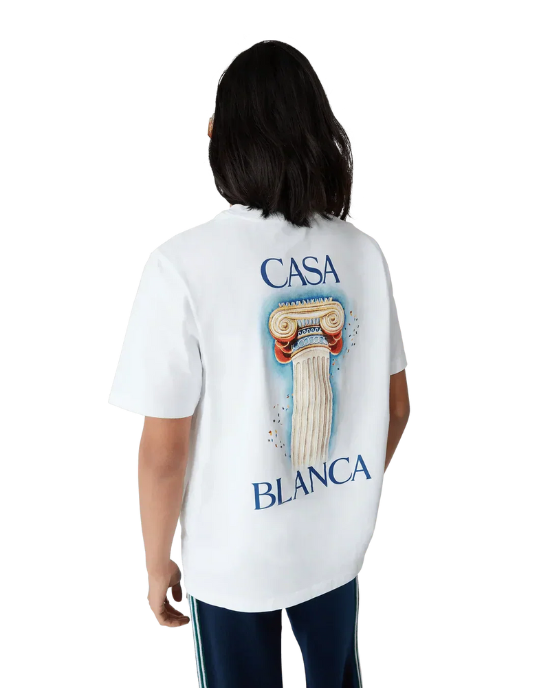 T-Shirt Casablanca La Colonne Blanc