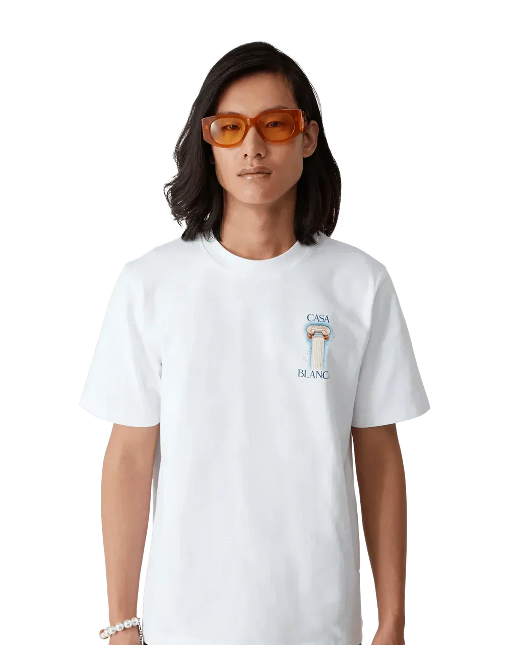 T-Shirt Casablanca La Colonne Blanc