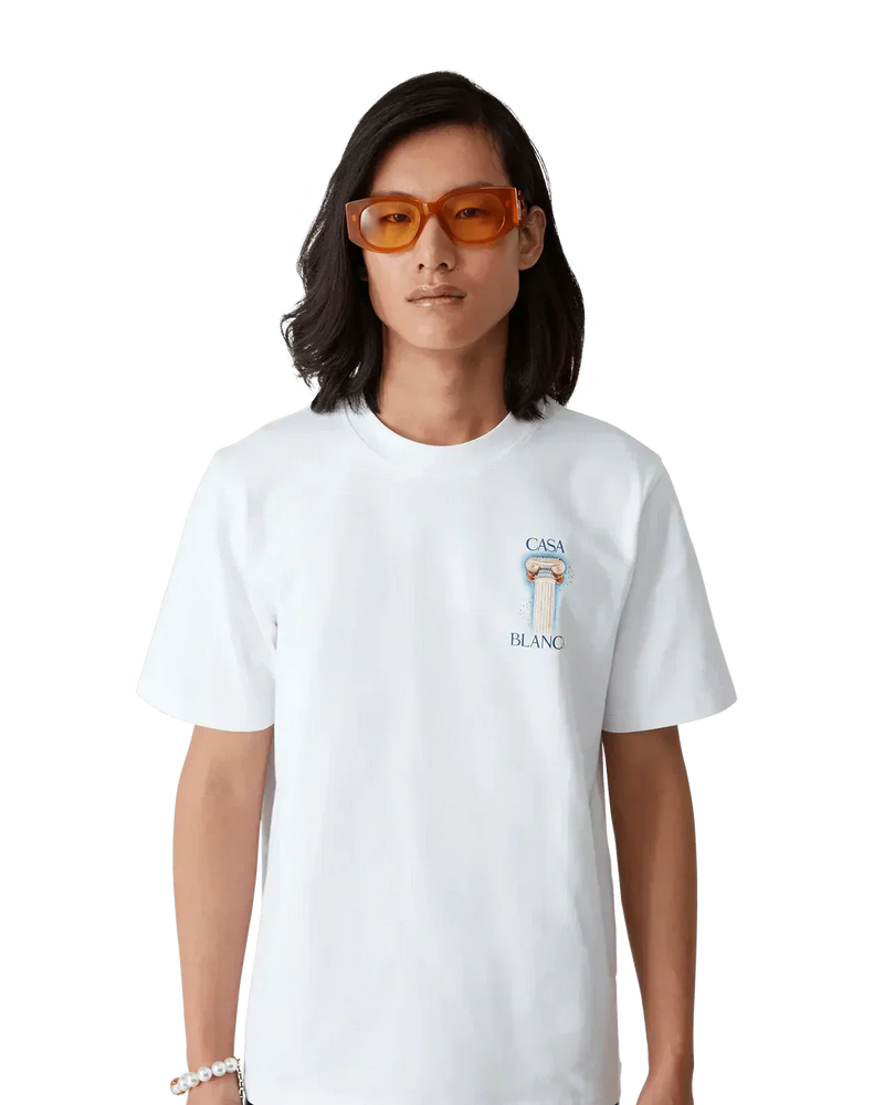 T-Shirt Casablanca La Colonne Blanc