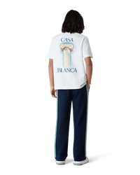 T-Shirt Casablanca La Colonne Blanc