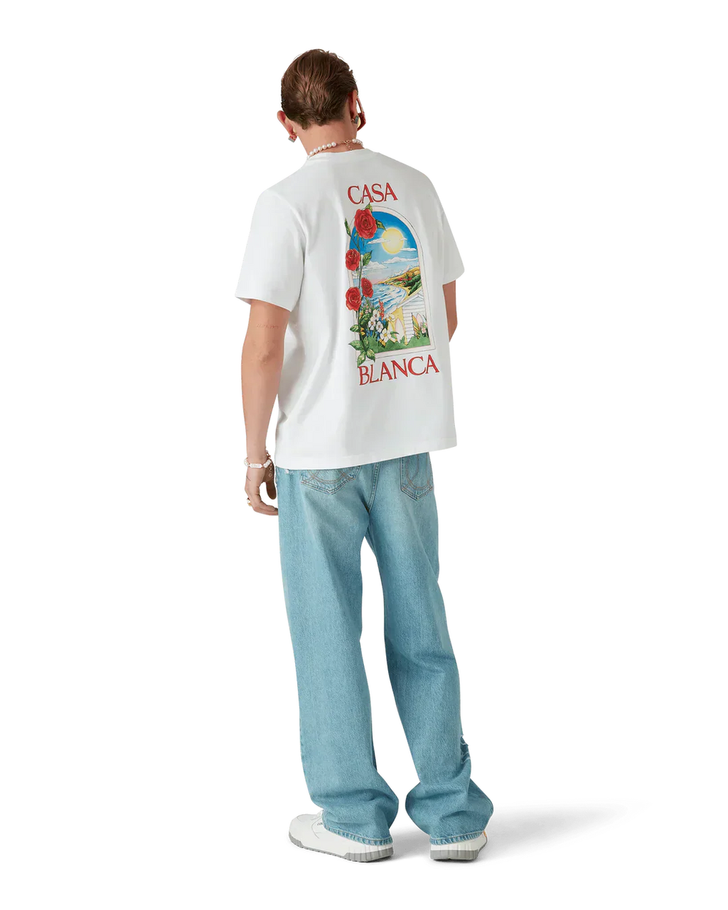 T-Shirt Casablanca LA DAYS Blanc