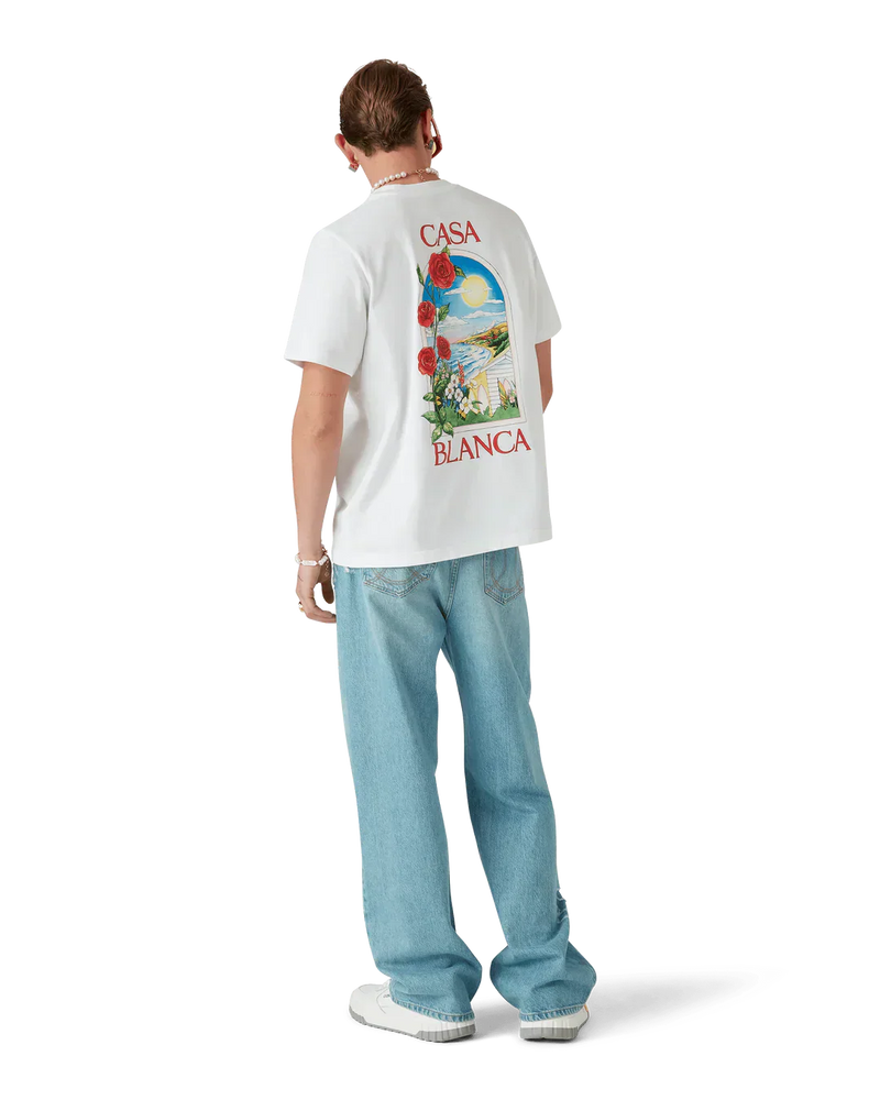 T-Shirt Casablanca LA DAYS Blanc