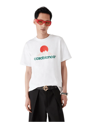 T-Shirt Casablanca Montage Blanc