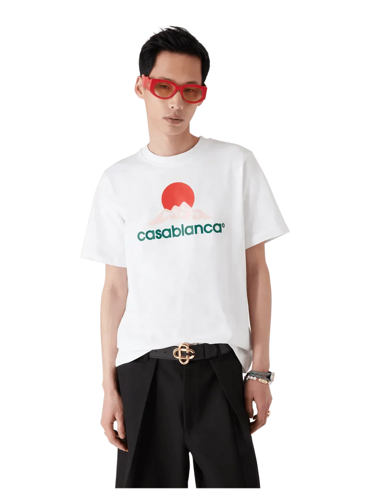 T-Shirt Casablanca Montage Blanc