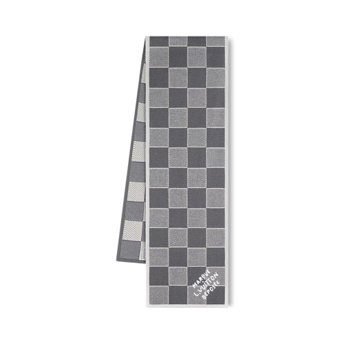 Bonnet et Écharpe Damier Heritage Gris