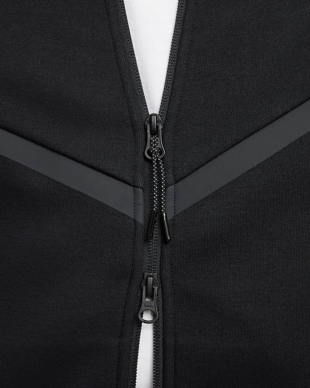 Nike Tech Fleece Zippé Noir
