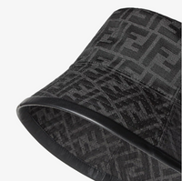 Fendi Chapeau en nylon FF Noir