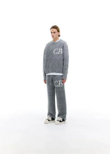 Pull CB Logo Knit Gris