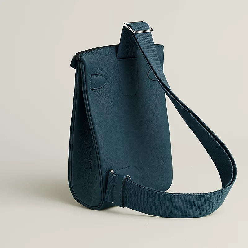 Hac a Dos PM backpack Bleu Tempête Hermes