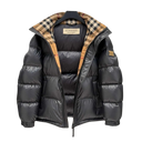 Burberry Doudoune Noir intérieur Beige