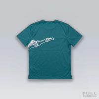 T-shirt de Running Division Squelette "MILER" Bleu