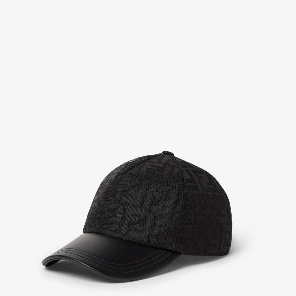 Casquette de baseball en nylon FF jacquard noir