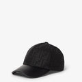 Casquette de baseball en nylon FF jacquard noir