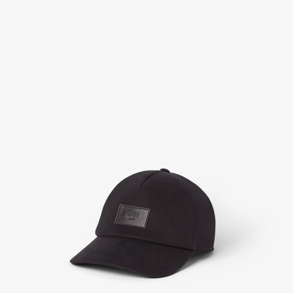 Casquette de baseball en coton noir
