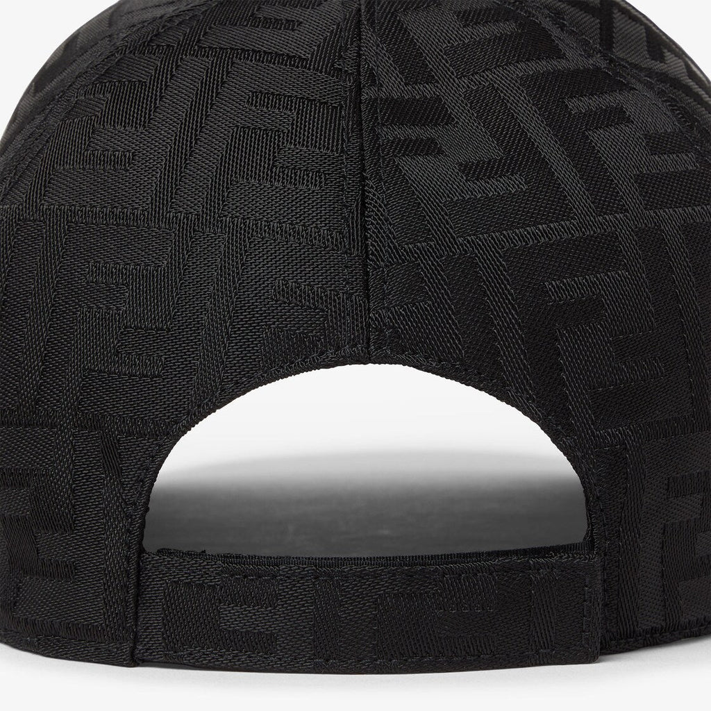 Casquette de baseball en nylon FF jacquard noir